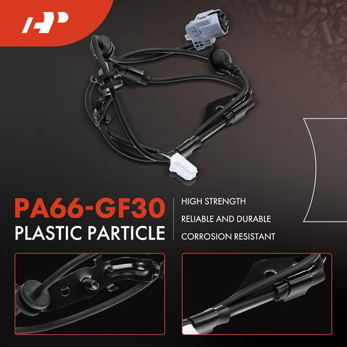 A-Premium Rear Right ABS Wheel Speed Sensor Wiring Harness Compatible with Toyota Models - Prius 2010-2011, L4 1.8L - Rear Passenger Side, Replace...