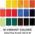 Marie's Extra Fine Acrylic Set of 18 12 ml Tubes...