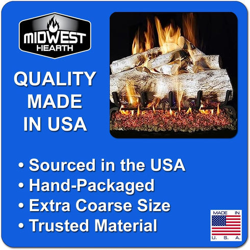 Midwest Hearth Vermiculite Granules for Gas Logs - 12 oz Bag...