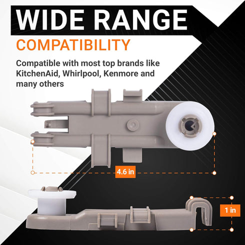 BlueStars Ultra Durable 8268743 Dishwasher Upper Rack Wheel - Compatible for Whirlpool Kenmore KitchenAid Dishwashers - Replaces WP8268743 AP60122...