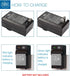 BM DMW-BLG10 Battery Charger for Panasonic Lumix DC-G100 DC-ZS80 DC-GX9 DC-LX100 II DC-ZS200 DC-ZS70 DMC-GX80 DMC-GX85 DMC-ZS60 DMC-ZS100 DMC-GF6 ...