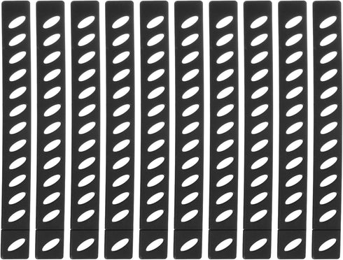 uxcell 30Pcs Knife Edge Guards Blade Protector Plastic Knife Edge Cover Sleeves Universal Blade Covers Knife Sheath for Kitchen, Black...