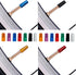 Presta Valve Cap 14 pcs Bike Tire Valve Caps Multi-Color Anodized Machined Aluminum Alloy Bicycle Dust Covers French Style...