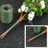 656 Feet Floral Wire,2mm Floral Bind Wire Wrap Twine,Paper Covered Wire Rustic Vine Wire for Floral Arrangements, Flower Crowns, Grapevine Wreath ...