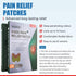 Pain Relief Patches, Knee Pain Relief Patches, 24 Count, for Back, Neck, Shoulder, Knee Pain and Muscle Soreness, 8 Hours Heat Therapy Relief...