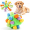 Yikko Interactive Snuffle Ball, Dog Chew Enrichment Toys, Treat Dispenser Slow Feeder Dog Puzzle Stimulation Toys for Small Medium Large Dogs, dic...