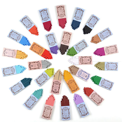 Mini Glue Gun Sealing Wax Sticks for Envelope Wedding Invitation Sealing Decoration Pack of 16 in White...