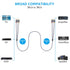 Ruaeoda AV Cable 6ft 3RCA Cables,Braid 3RCA to 3RCA Cable Composite Audio Video Cable Shield 3RCA Stereo Audio Cable Compatible with Set-Top Box,S...