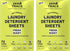 Zero Trace All Natural Laundry Detergent Sheets - Powerful Eco-Friendly Travel Detergent Sheets with Fresh Scent (144 Loads 72 Sheets)...