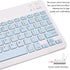 Ultra-Slim Bluetooth Keyboard Portable Mini Wireless Keyboard Rechargeable for Apple iPad iPhone Samsung Tablet Phone Smartphone iOS Android Windo...