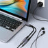 USB c to Aux Headphone Adapter,USB C to 3.5mm Headphone and Charger Adapter,USB C to AUX Mic Jack with PD 60W Fast Charging for Samsung Galaxy S20...