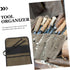 DOITOOL Roll Pouch for Craftwork Electricians Bag Up Carving Electrician Organizer Tool Pockets Hvac Woodworking Mechanic Carpenter Spanner Handym...