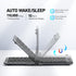 Foldable Bluetooth Keyboard with Stand Holder, Portable Wireless Phone Keyboard, Rechargeable Full Size Ultra Slim Travel Keyboard for iOS, Androi...
