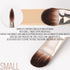 KINGMAS 2Pcs Foundation Makeup Brush, Premium Under Eye Nose Contour Brush, Flat Tongue-Shape Concealer Makeup Brush for Liquid Cream Foundation P...