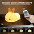 YOTOZU Cute Bunny Night Light, USB Rechargeable Cute Night Ligh with Touch Sensor and Remote Control 4 Modes 16 Colors Kid Night Light for Girls, ...