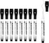 EEOYU Ultra Fine Tip Magnetic Dry Erase Markers, 0.7mm Fine Tip, Whiteboard Markers with Erasers Cap for School, Office and Home (8 Pack/Black)...