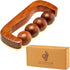 Hathkaam Wooden Massage Roller, 7" Rosewood Unisex Handheld Massager Roller for Full Body Pain Relief, Back, Neck & Shoulder, Pain Acupressure Dee...