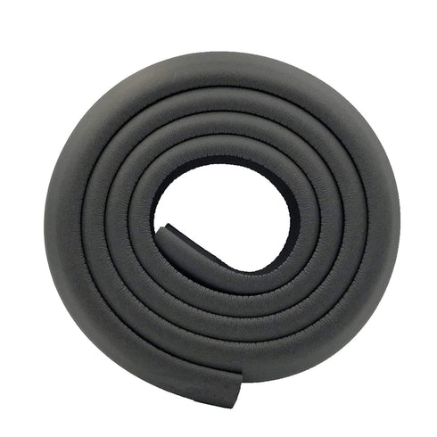 M2cbridge L Shape Extra Thick Furniture Table Edge Protectors Foam Baby Safety Bumper Guard 6.5 Ft (Black)...