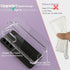 KIOMY Clear Case for Samsung Galaxy S23+ / S23 Plus Shockproof Bumper Protective Cover Hybrid Design Hard PC Back + Flexible TPU Raised Bezel Tran...