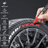Tire Marker White Red - 8 Pack Paint Pens for Car Tires Lettering, Premium Professional Oil Based Ink, Waterproof Quick Drying Non-Fading Permanen...