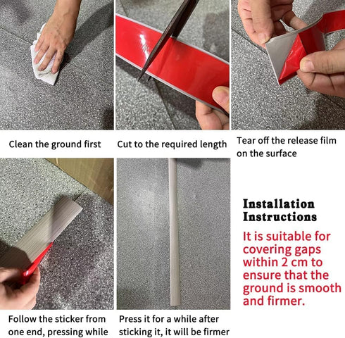 Self Adhesive Floor Transition Strip Carpet Seam Strip Ground Separation Sign Strip Threshold Strip Transition Strip...