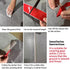 Self Adhesive Floor Transition Strip Carpet Seam Strip Ground Separation Sign Strip Threshold Strip Transition Strip...