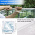 Canopy Rain Gutters, Vinyl PVC Tent Rain Gutter 10 Foot Pop Up Canopy Attachment Accessories for High Peak Frame Style Canopy Tents (White?1pcs)...