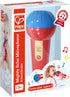 Hape Mighty Echo Microphone | Battery-Free Voice Amplifying Microphone Toy for Kids 1 Year & Up, Red, Model Number: E0337, L: 3.1, W: 3.1, H: 8.6 ...