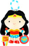 KIDS PREFERRED DC Comics Wonder Woman Multi Sensory Activity Toy with Teethers, Crinkle Textures, and Clip for On The Go Fun for Infant and Baby B...