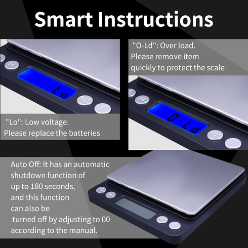 Gram Scale,Capacity 500g Accuracy 0.01g Mini Food Scales Digital Weight Grams and Oz,Small Kitchen Scale High Precision for Espresso,Baking,Jewelr...