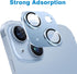 for iPhone 14 and iPhone 14 Plus Camera Lens Protector, Anti-Scratch Tempered Glass Camera Screen Protector Shockproof Full Protective Camera Cove...