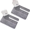 2 Pcs Acrylic Punching Aid Plate For Help Leather Hole Punches Leather Stitching Aid Plate Leathercraft Stitching Tool Multi Functional Leather To...