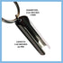 TALLAC HOUSE Stainless Steel Lip Balm Holder Sleeve Keychain with Dial Protection Not Chapstick Brand Compatible. Made in USA...
