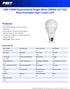Feit Electric A21 LED Light Bulb, 150W Equivalent, Dimmable, 2605 Lumens, E26 Standard Base, 3000K Bright White, 80 CRI, High Output LED Light Bul...