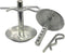 (2 Pack) 2205071 2208864 Hardened Steel Snow Plow Non Slip Base with Quick Release Cotter Pins...