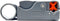 2-Blade Adjustable Rotary Coaxial Cable Wire Stripping Tool RG174 RG188 RG316 G-332D...