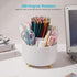 Desk Pencil Pen Holder, 5 Slots 360° Degree Rotating Pen Organizers for Desktop Desk Storage Organizer Stationary Suppliers Organizer Cute Pencil ...