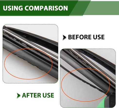 1 PC Car Windshield Wiper Regroover, Waterproof ABS Vehicle Windshield Wiper Repair Tool Replacement Part, Universal Wiper Maintenance Restorer Ac...