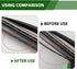 1 PC Car Windshield Wiper Regroover, Waterproof ABS Vehicle Windshield Wiper Repair Tool Replacement Part, Universal Wiper Maintenance Restorer Ac...