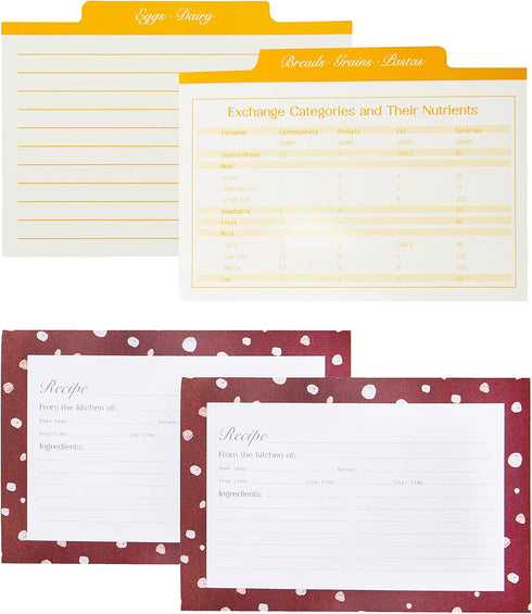 C.R. Gibson Forage 4x6 Recipe Card and Box Set, 6.6" x 4.1" x 4.8"...