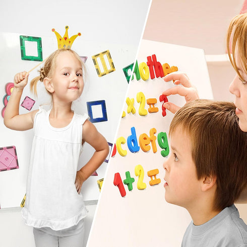 Magnetic Dry Erase White Board Sheet, 12" x 18" Self-Adhesive Whiteboard Dry Erase Board for Wall, Fridge,Glass, Magnetic Cuttable Whiteboard for ...