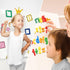 Magnetic Dry Erase White Board Sheet, 12" x 18" Self-Adhesive Whiteboard Dry Erase Board for Wall, Fridge,Glass, Magnetic Cuttable Whiteboard for ...