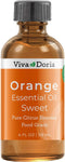 Viva Doria 100% Pure Sweet Orange Essential Oil, Undiluted, Food Grade, USA Orange Oil, 118 mL (4 Fl Oz) …...