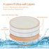 Organic Bamboo Nursing Breast Pads - 10-Pack Reusable Non-Slip Nipple Pads for Breastfeeding New Moms Postpartum Essentials (4.7inch) with Washing...