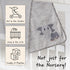 Baby Blanket | Unisex | Super Soft | with Elephant Embroidery on Blanket, Part of Jungle Animal Safari Nursery Collection Gray/Multicoloured, 30x4...