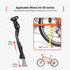 HENMI Bike Kickstand for Adult Bikes, Adjustable Bicycle Kickstand for Most 24"-29", 4 Holes, Non-Slip Sole, Aluminum Alloy Material, Kickstand fo...