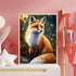QAZWSX Anime Fox Diamond Painting, Paint by Diamonds for Adults,?Diamond Art with Accessories and Tools, Wall Decoration Crafts, Relaxation and Ho...