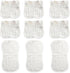 6 Pack Muslin Bibs Baby Bandana Drool Bibs & 3 Pack Muslin Burp Cloths for Drooling and Teething for Unisex Baby Boy Girl Baby Drooling Bibs...