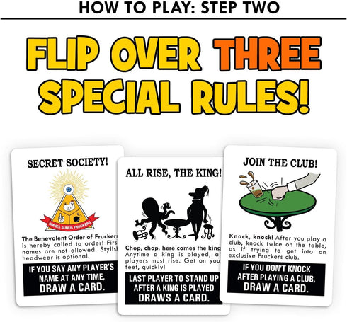 Oh Fruck! A Raucous Card Game That Combines Strategy with Special Rules That Change Every Time You Play....