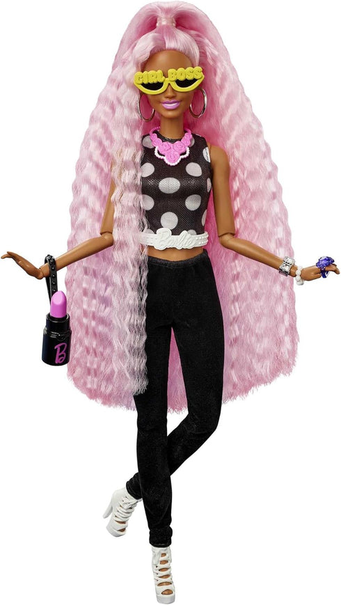 Barbie Extra Deluxe Doll & Accessories Set with Pet, Mix & Match Pieces for 30+ Looks, Multiple Flexible Joints, Gift for Kids 3 Years Old & Up...